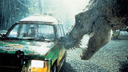 Một cảnh trong Jurassic park.